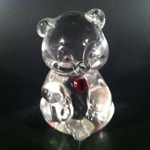 SOLD Fenton July Birthstone Bear